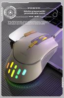 El nuevo G3 con cable RGB música ritmo ratón mecánico portátil USB de escritorio juego de ratón - details 6