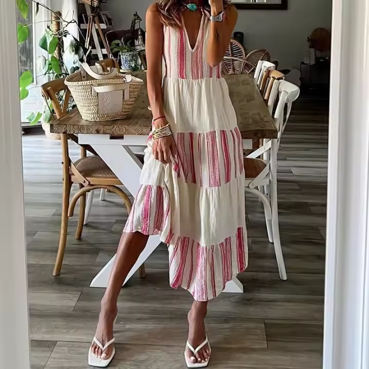 Vestido de verano sin mangas para mujer - 1