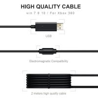 Mando con cable USB para consola Xbox360, Joypad para Win 7/8/10, Mando para Xbox 360, accesorios - details 5