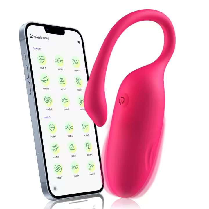 Vibrador inalámbrico Bluetooth con control remoto por aplicación, estimulador de clítoris vibrante para mujeres, juguetes sexuales para adultos sensuales. - 1
