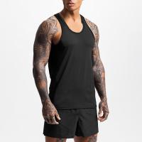 Camiseta sin mangas de secado rápido para hombre, ropa interior transpirable y ligera para hacer ejercicio, Fitness y musculación, novedad - details 1