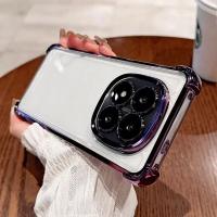 RedmiNote14 pro funda transparente a prueba de golpes funda de silicona chapada para Redmi Note13 14C 13C Fundas de teléfono POCO X7 F7 Fundas - details 4