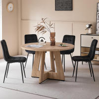 EGOONM-sillas tapizadas para comedor, asientos de diseño con respaldo, asiento de terciopelo, marco de Metal para cocina y sala de estar, 2/4 unidades - details 4