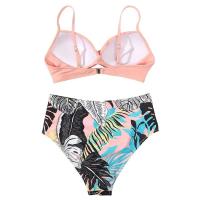 Conjunto de bikini push-pull para mujer, bikini sexy de encaje con lazo, traje de baño de dos piezas para mujer, traje de playa L 2024 - details 46