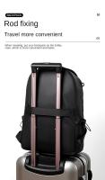 Mochila sencilla para hombre, morral informal a la moda, ordenador con bolsa para carga Usb, viaje al aire libre - details 8