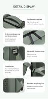 Mochila de Viaje Impermeable 16 Pulgadas Laptop de Negocios con Bolsa para Zapatos - details 9