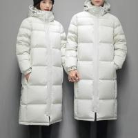 Abrigos de Invierno de Algodón para Hombres y Mujeres Cómodos Abrigos de Pareja, Cuello Alto Acolchado, Longitud Media, Calidez Parka - details 6