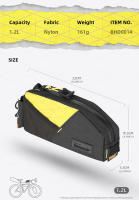 Rhinowalk-bolsa para tubo superior de bicicleta, tornillo o correa de fijación resistente al agua para bicicleta de montaña y carretera, no toca la pierna con correa de fijación para teléfono - details 3