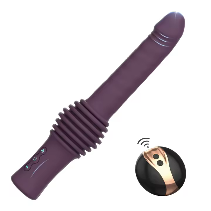 Consolador telescópico vibrador punto G estimulador de clítoris masajeador orgasmo empuje juguete Vaginal retráctil juguete sexual para mujeres adultas - 1