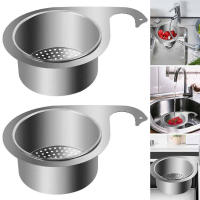 Coladores de acero inoxidable para fregadero de cocina, filtro de drenaje eficiente, recogedor de alimentos - details 0
