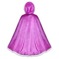 Capa de disfraz de princesa para niña, accesorios de fiesta, Blancanieves, Elsa, Anna, Rapunzel, Aurora, lentejuelas, Halloween - details 3