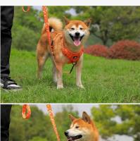 Arnés tracción perro, chaleco reflectante ustable caminar, correas de seguridad transpirables, suministros para mascotas - details 17