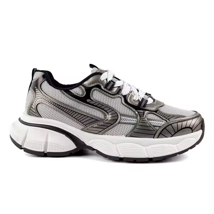 2023 zapatos ligeros y gruesos para correr, zapatillas deportivas informales de estilo coreano para hombre, zapatillas deportivas - 1
