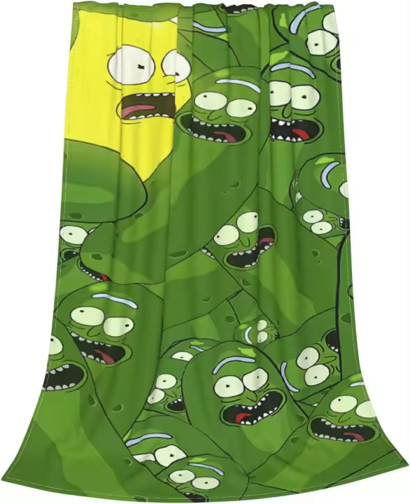Manta de Rick and Morty Anime, colcha, manta, manta de sofá, manta Linda - 1