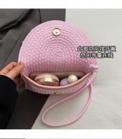 Bolso tejido a mano de verano estilo étnico de paja 2025 moda de interés especial nueva bandolera de hombro para vacaciones en la playa - details 6