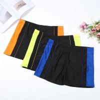 Pantalones cortos de playa holgados para hombre, bañadores térmicos simples negros de gran tamaño con ángulo plano, ropa deportiva informal, ropa de playa - details 0