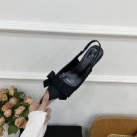 Stiletto tacones altos bolsa francesa cabeza sandalias zapatos de hadas nuevo temperamento arco puntiagudo solo zapatos - details 16