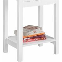 Conjunto de Mesillas de Noche Madera Mesitas de Noche con Patas Mesa Auxiliar para Cama Dormitorio Habitación 40x30x61cm - details 5