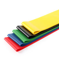 Bandas de goma de resistencia para Yoga, 0,35mm-1,1mm, 5 colores, equipo de Fitness para interiores y exteriores, bandas elásticas para entrenamiento deportivo y Pilates - details 1