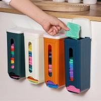 Organizador de Cocina con Almacén de Bolsas de Basura Estante de Almacenamiento de Plástico para Hogar con Cubierta de Zapatos Accesorios de Cocina Especiales - details 11