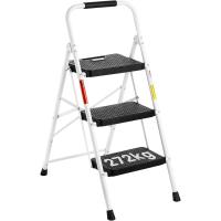 Escaleras Plegables de 150KG Pedales Antideslizantes Anchos Taburete Escaleras de Mano de Acero - details 22