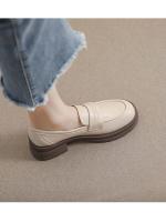 Mocasines de Suela Gruesa para Mujer Zapatos de Cuero Retro de Primavera 2025 - details 4