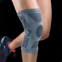 Soporte de compresión para rodilla, Protector de rótula, almohadilla de silicona para piernas, deporte, ciclismo, correr, baloncesto y fútbol, 1 par - details 6