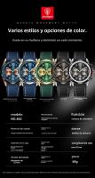 Reloj suizo nuevo para hombre reloj de cuarzo cronógrafo casual de moda para hombre - details 0