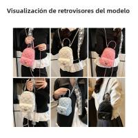 2025 nuevo Xiaoxiangfeng rombo cadena mochila bolsa mujer simple usted portátil pequeña mochila - details 16