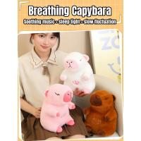 Peluche de Capibara de Respiración para Bebé Juguete de Peluche para Niños Muñeco para Roncar - details 0