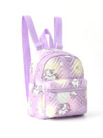 Mochila informal de gran capacidad con bordado simple e impresión, mochila escolar de viaje al aire libre transfronterizo - details 8