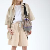 Mochila con cordón de estilo coreano, bolso de nailon suave y ligero, bolso cruzado de gran capacidad, bolso de malla para niñas - details 11