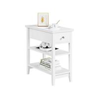 Mesita de Noche Blanca Moderna con Cajón 35x40x60cm Ideal para Dormitorio Sala de Estar - details 11
