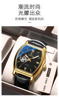 Reloj mecánico de alta gama para hombres, reloj hueco cuadrado de moda automático, reloj mecánico impermeable para hombres - details 12