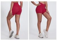 SHINBENE-pantalones cortos con realce de glúteos para gimnasio, Shorts de cintura alta con forma de melocotón, Sexy, cruzado, 4 pulgadas, para entrenamiento, Yoga y correr - details 8
