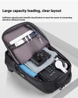 Mochila multifuncional para ordenador, bolsa de viaje de gran capacidad, impermeable, Simple, con carga USB, 2024 - details 1