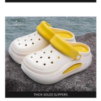 Nuevas Sandalias de Verano para Mujer Zapatillas de Playa de Goma Engrosada con Suela Hueca - details 22