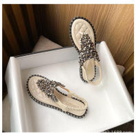 Sandalias de moda para mujer, verano, planas, nuevas, populares, con cuentas de hadas, estilo viento, talla grande. - details 18