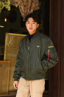 DAFEILI Vintage hombres Casual impermeable chaquetas de aviador moda de invierno abrigo grueso militar táctico Outwear - details 5