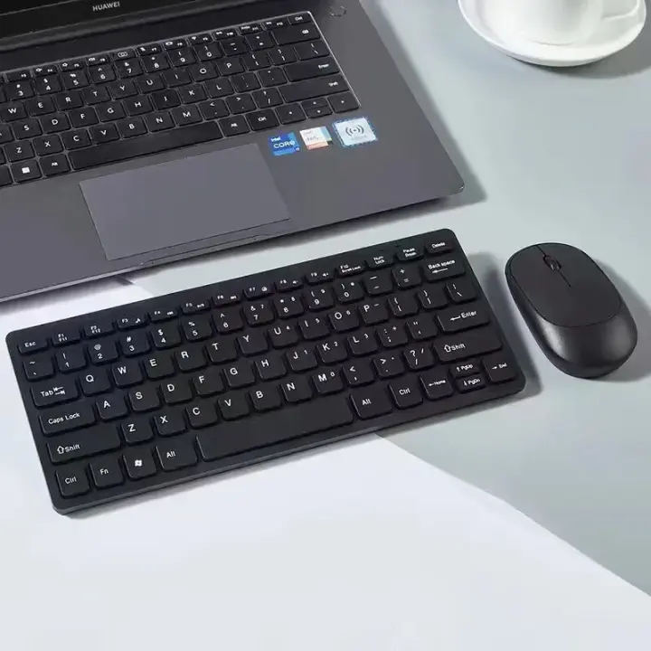 Juego combinado portátil de 2,4G, mini teclado y ratón para ordenador portátil, Mac, escritorio, TV, inteligente, PS4 - 1