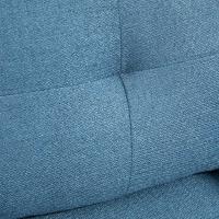 Sofá Moderno de 2 Plazas Sofá de Sala con Tapiz de Poliéster, 4 Almohadillas y Patas de Acero - details 24