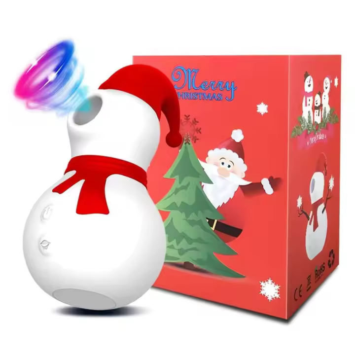 Leten Muñeco de Nieve Succionador de Clítoris Vibrador Juguete Sexual para Mujeres Adultos 18 Pezón Regalo de Navidad Clítoris Femenino Estimulador de Vacío Mamada Oral - 1