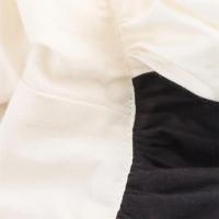 Vestido de Globo Contrastante sin Mangas Impresión a Negro y Blanco Nueva Moda de Verano para Mujeres - details 6