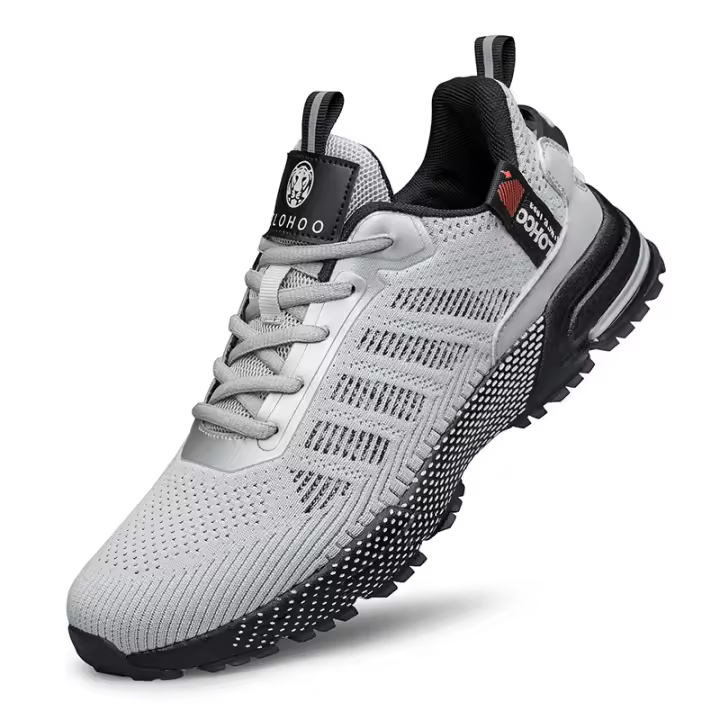 Zapatos deportivos informales de espuma con parte inferior gruesa mejorada de malla, calzado cómodo, transpirable y resistente al desgaste para un estilo de vida activo - 1