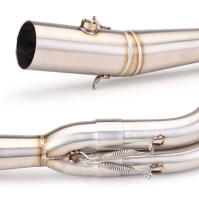 Sistema de Escape Completo para Motocicleta Kawasaki Vulcan S Tubo Frontal de Enlace PIPE de Marca RESPRACE Hecho en China - details 1