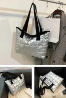 Gran capacidad de las mujeres Casual Espacio para el hombro Algodón Bolso Bolso Tote Moda Uso diario - details 0