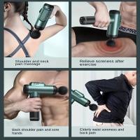 Pistola de Fascia Recargable  99 Niveles Pantalla LED 8 Cabezales de Masaje - details 4