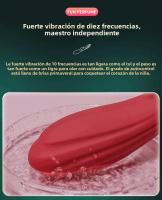 Vibrador de Doble Cabeza de Silicona Líquida Multifrecuencia Masaje Eléctrico para Masturbación Femenina Productos Sexuales para Adultos - details 12