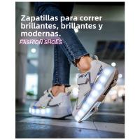 Nuevos Zapatos de Patinaje de Ruedas para Niños Zapatos Deportivos para Adultos con Luz - details 3