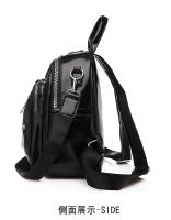 Nueva mochila de cuero suave para mujer, estilo lindo y moderno, adecuada para ir de compras y viajar, bolso versátil de Color sólido - details 19